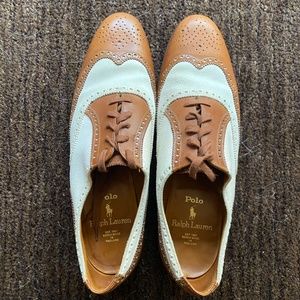 Vintage Polo Ralph Lauren Saddle Wingtip Oxfords
